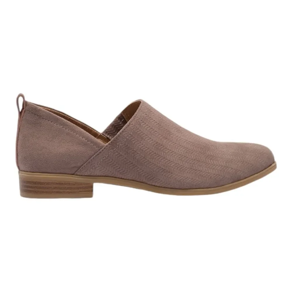 Dr. Scholl’s Women's Ruler Shootie in the Size 9W in Taupe Microfiber